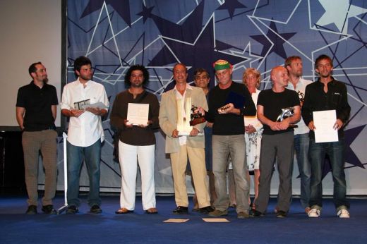 Troia Film Festival Award Winners On Stage